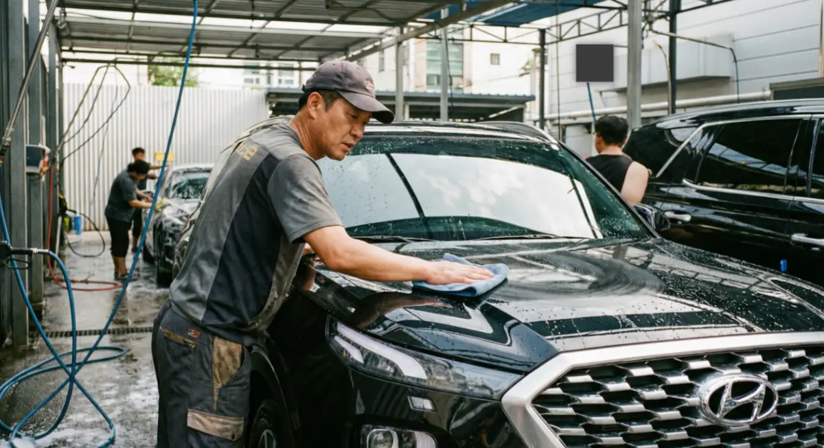 셀프 세차장 왁스 프로그램, '품질'이 가치를 결정한다